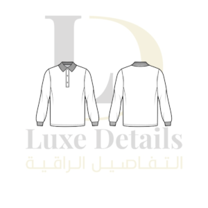 Long sleeve polo t-shirt