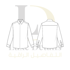 Hidden button shirt